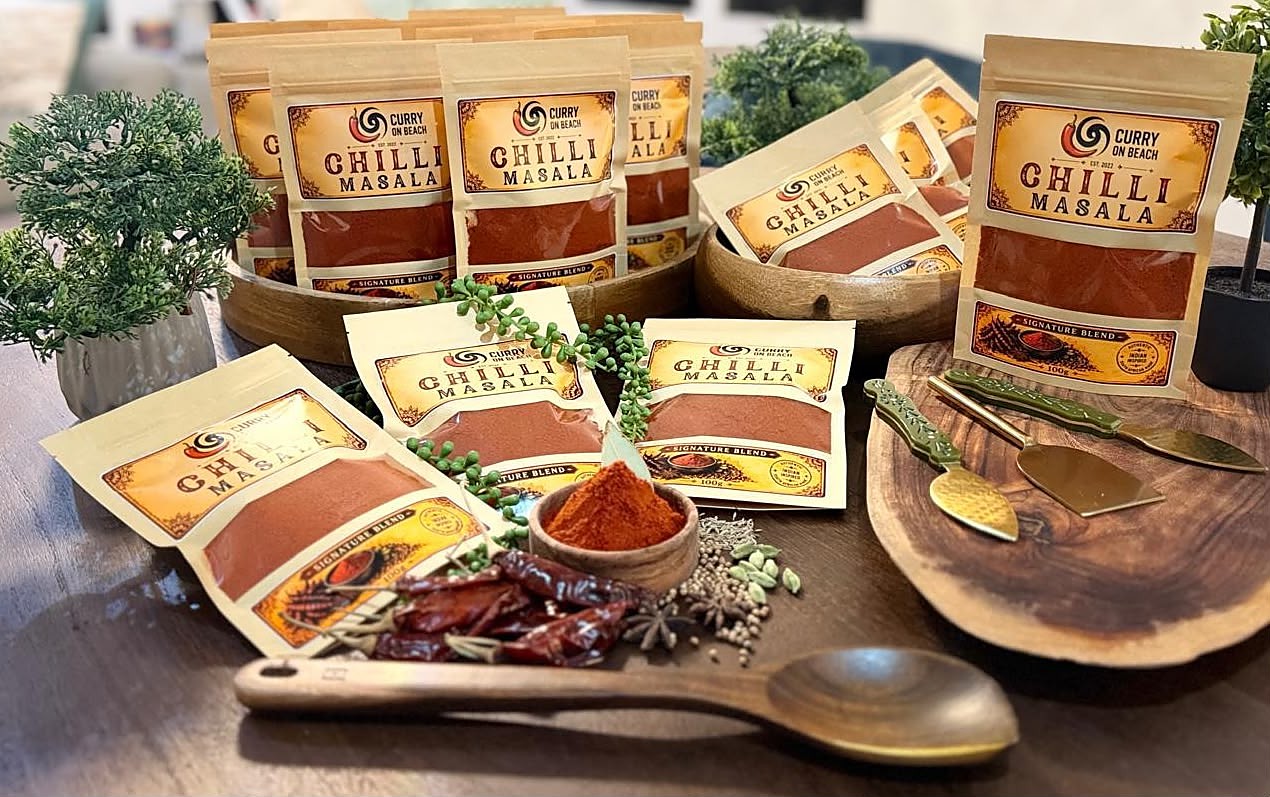 Curry On Beach Chilli Masala — Signature Blend, 100g pouch